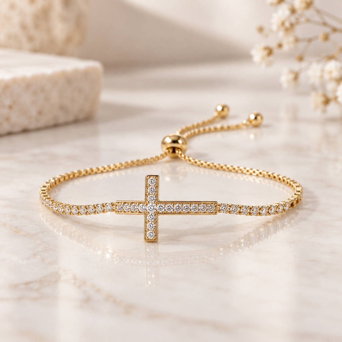 Faith Cross Bolo Bracelet by AZ Essentials
