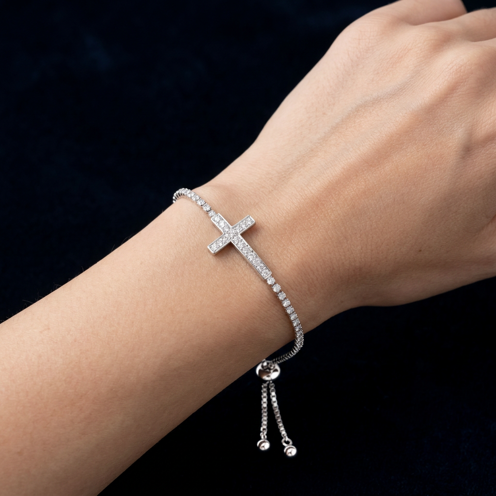 Faith Cross Bolo Bracelet by AZ Essentials