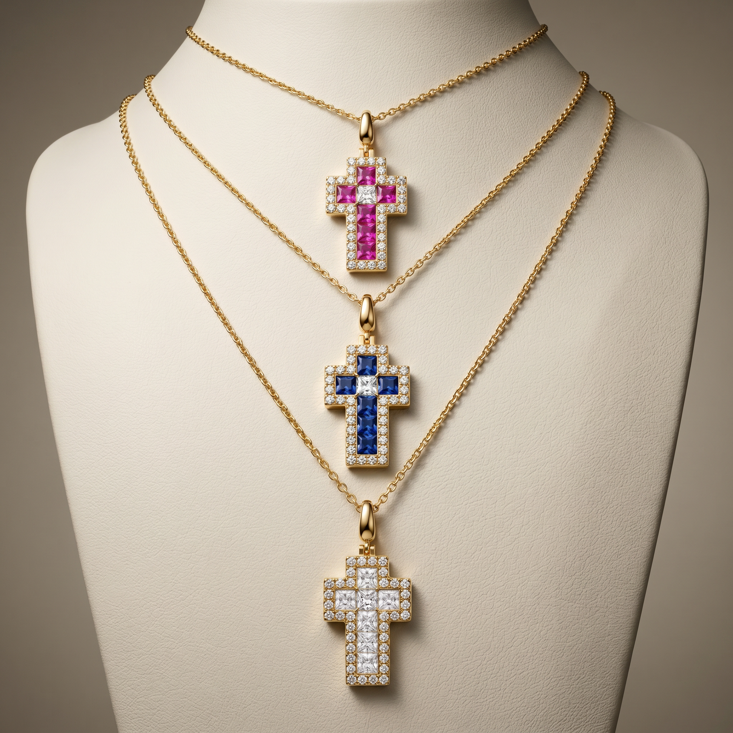 Reina Cross Necklace by Thalia