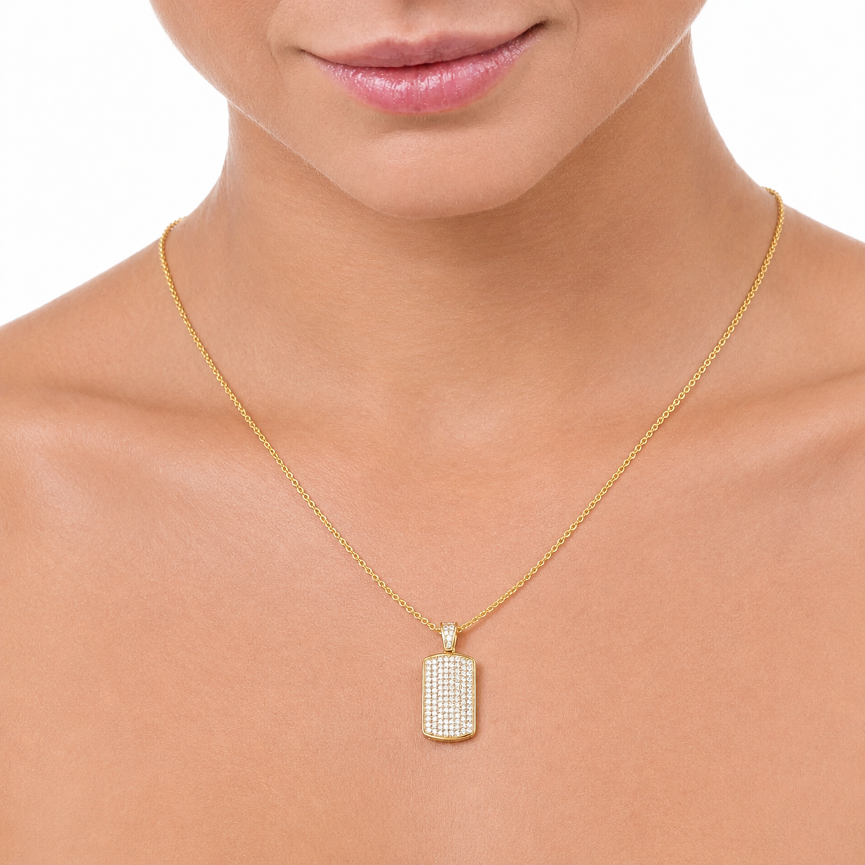 Date Night Necklace in Pave