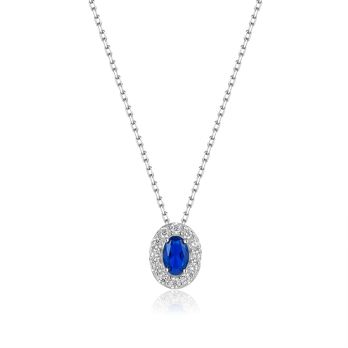 Lily Gem Necklace in Sapphire