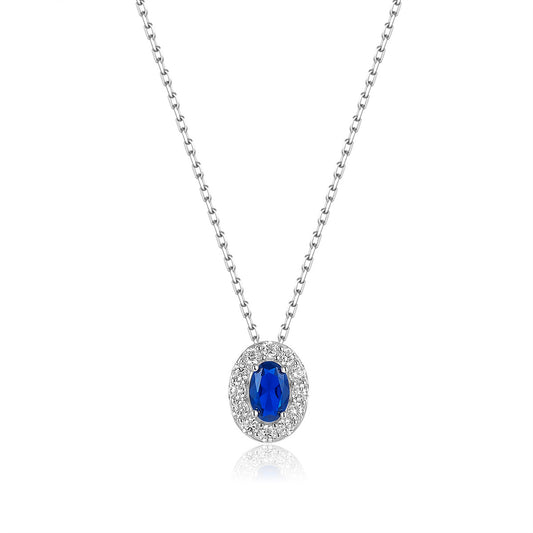 Lily Gem Necklace in Sapphire
