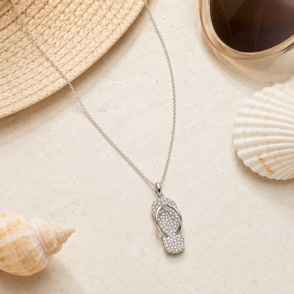 Malibu Flip-Flop Necklace