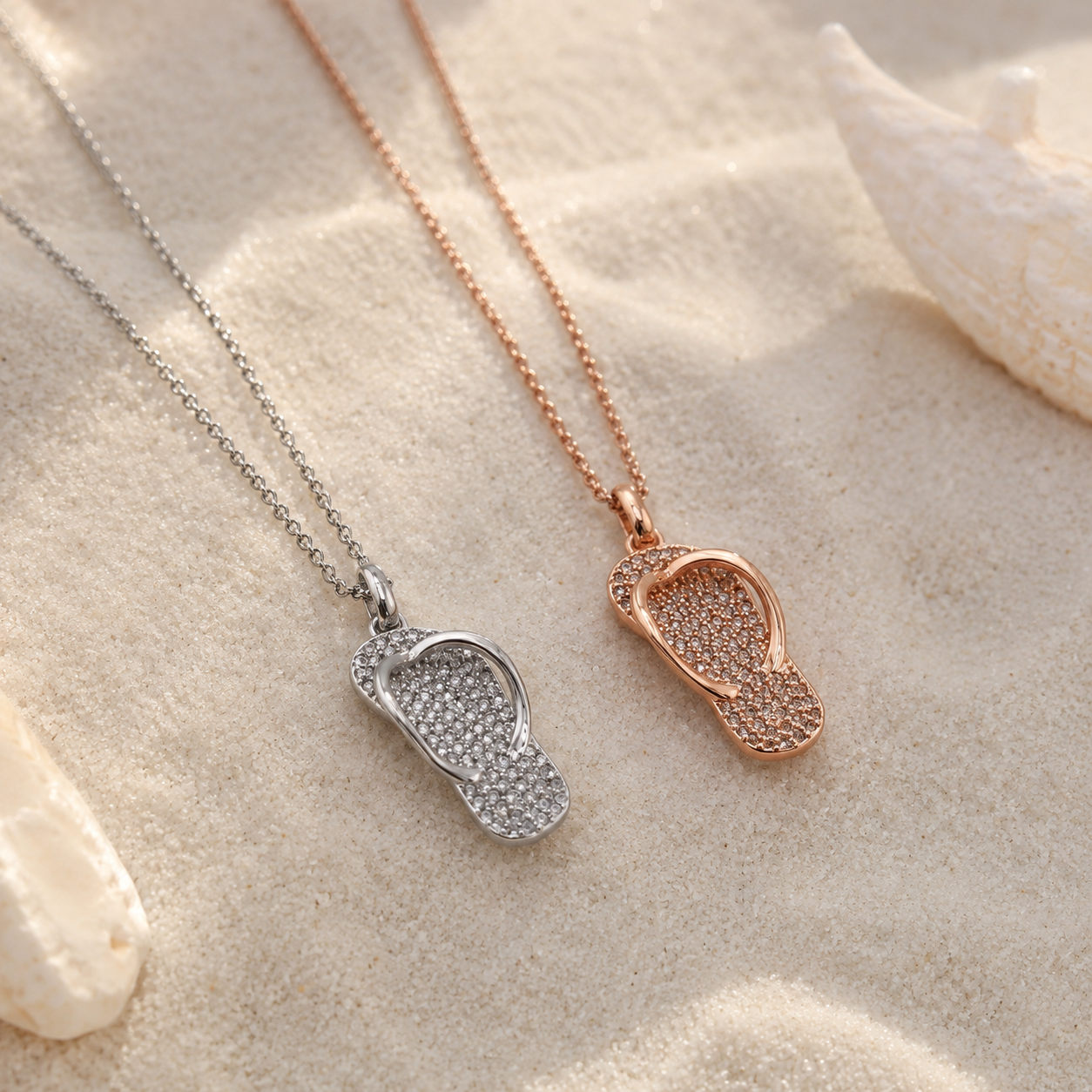 Malibu Flip-Flop Necklace