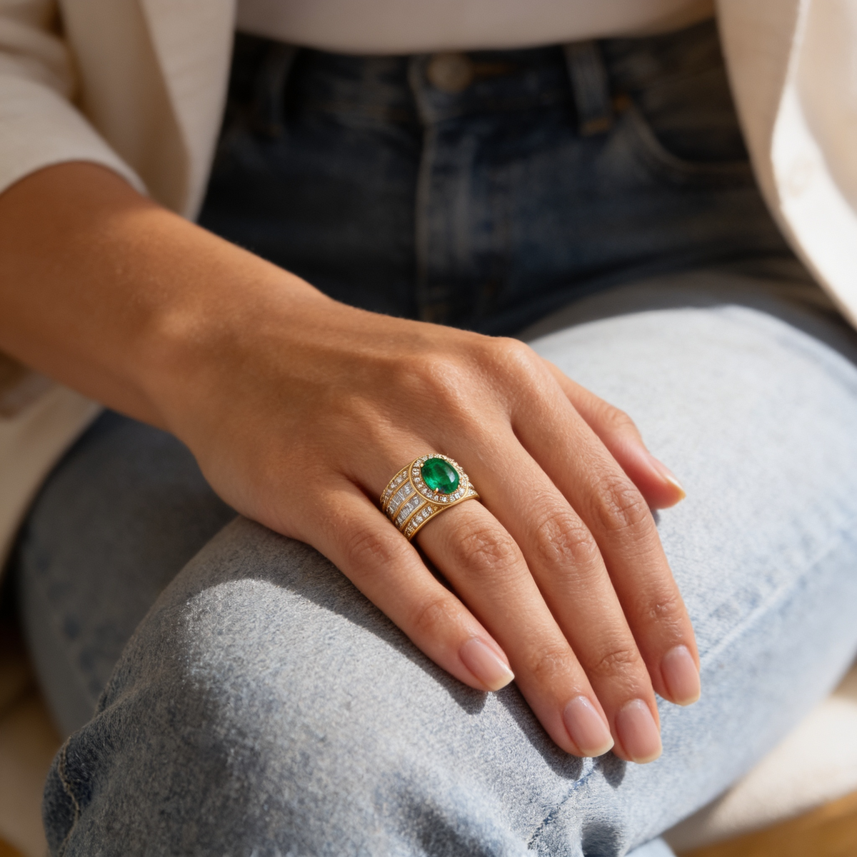 Midnight Halo Ring by AZ Essentials