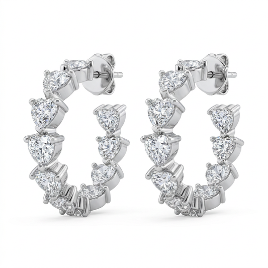 Sweetheart Inside Out Hoops