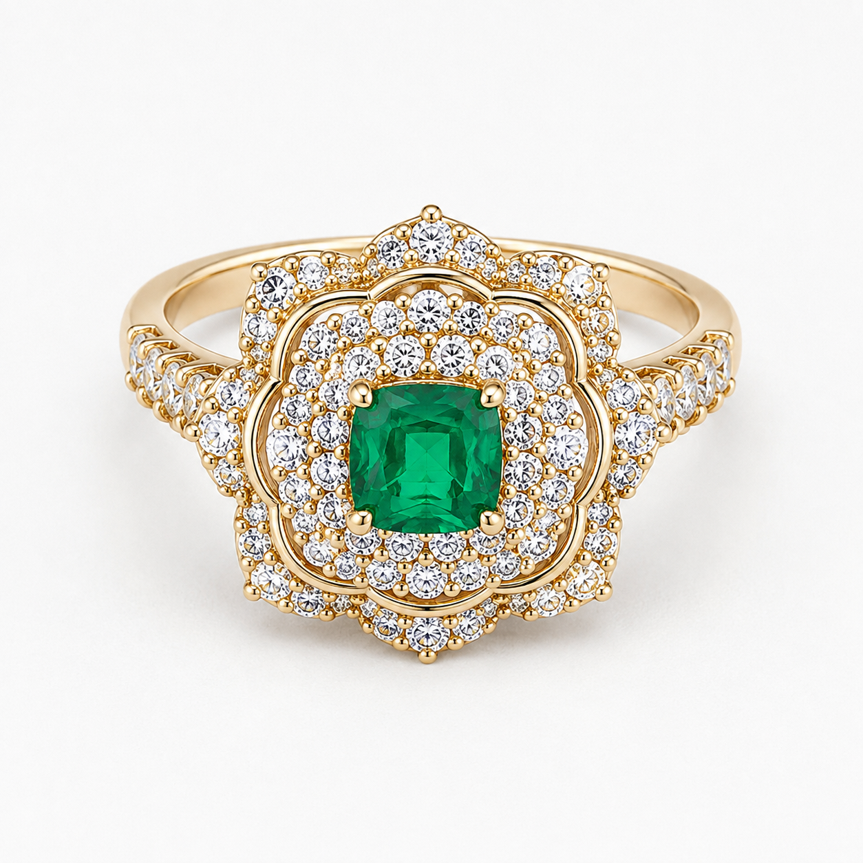 Lina Emerald Ring by AZ Essentials