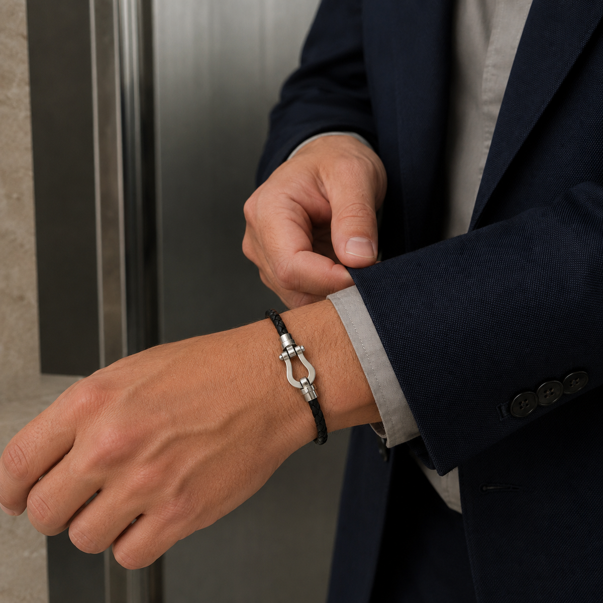 Maddox Leather Bracelet