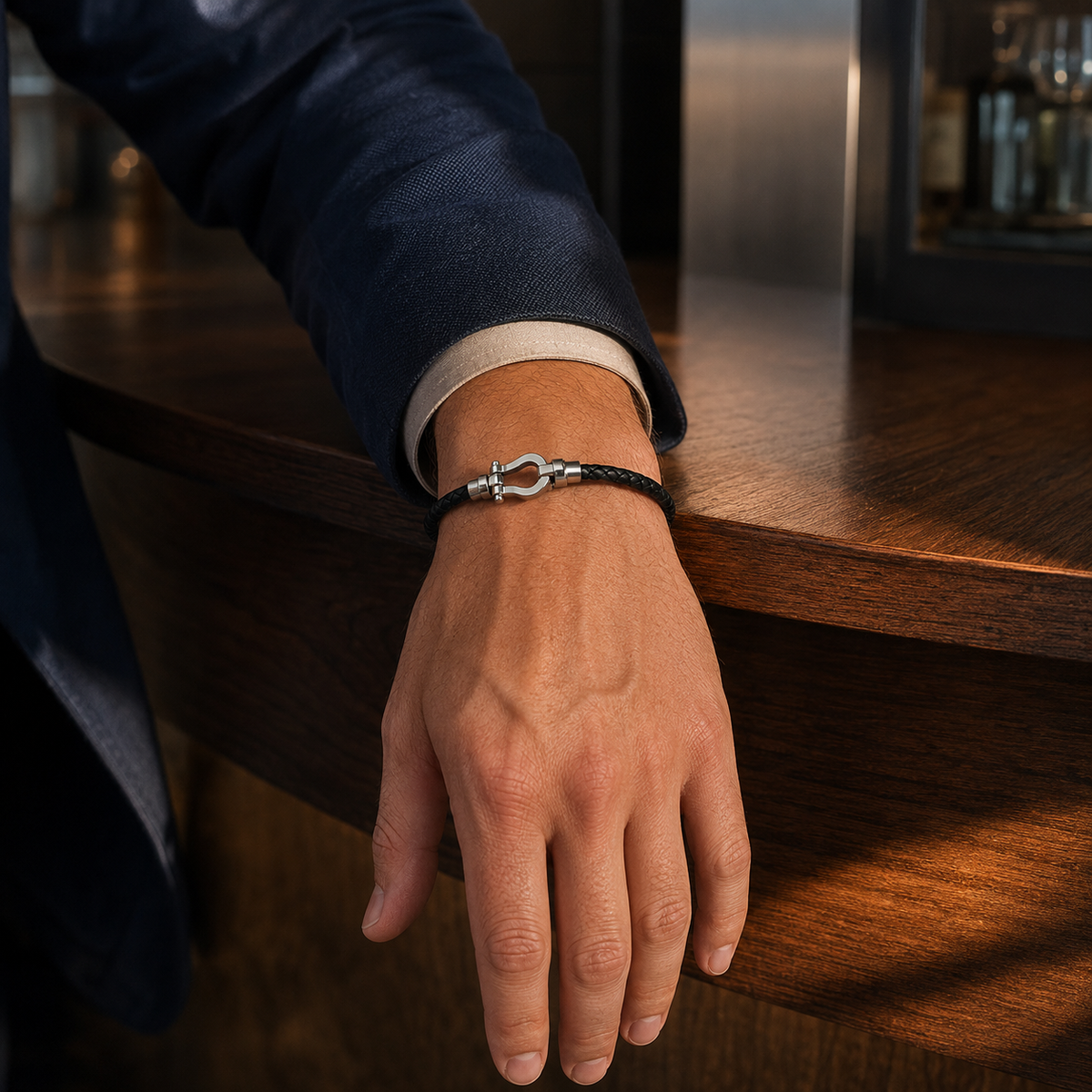 Maddox Leather Bracelet