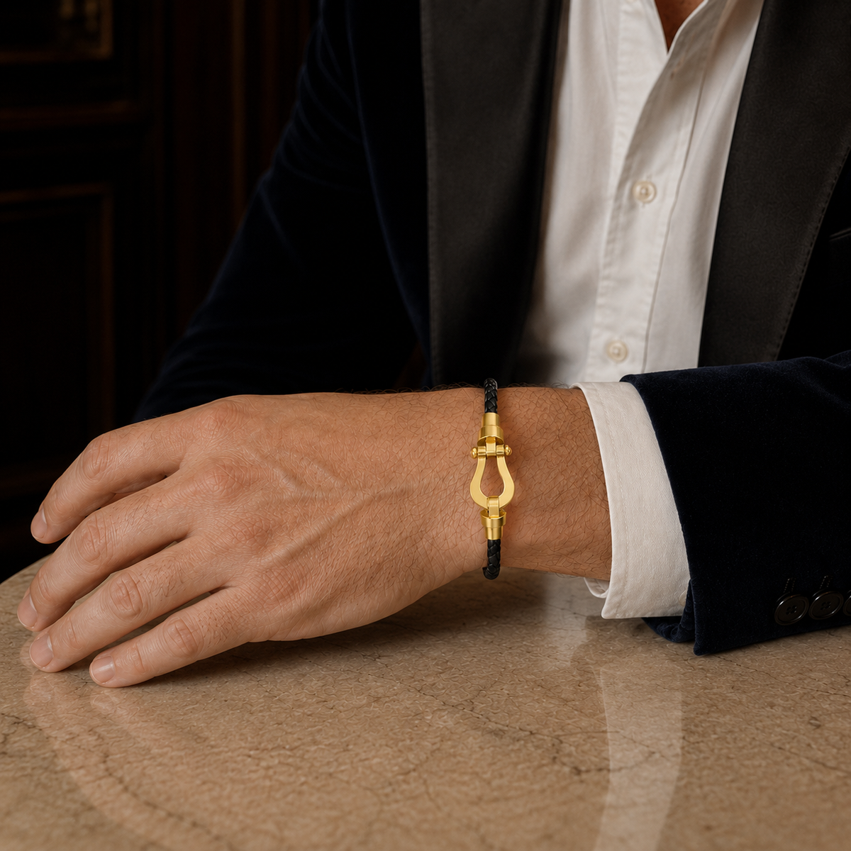 Maddox Leather Bracelet