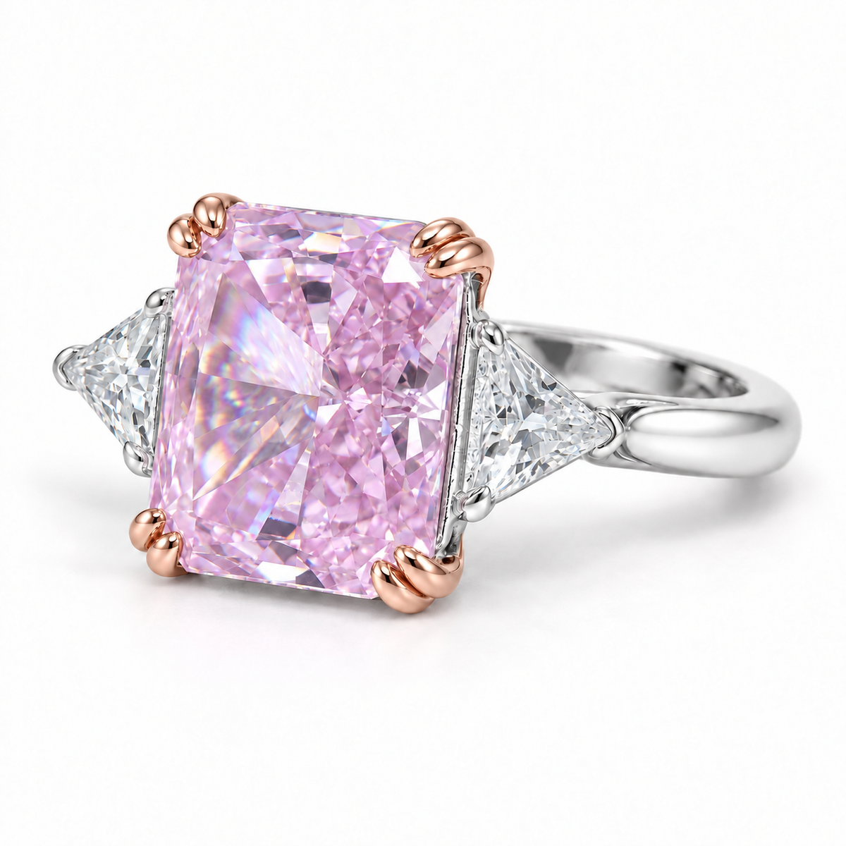 The Margaux Ring in Argyle Pink