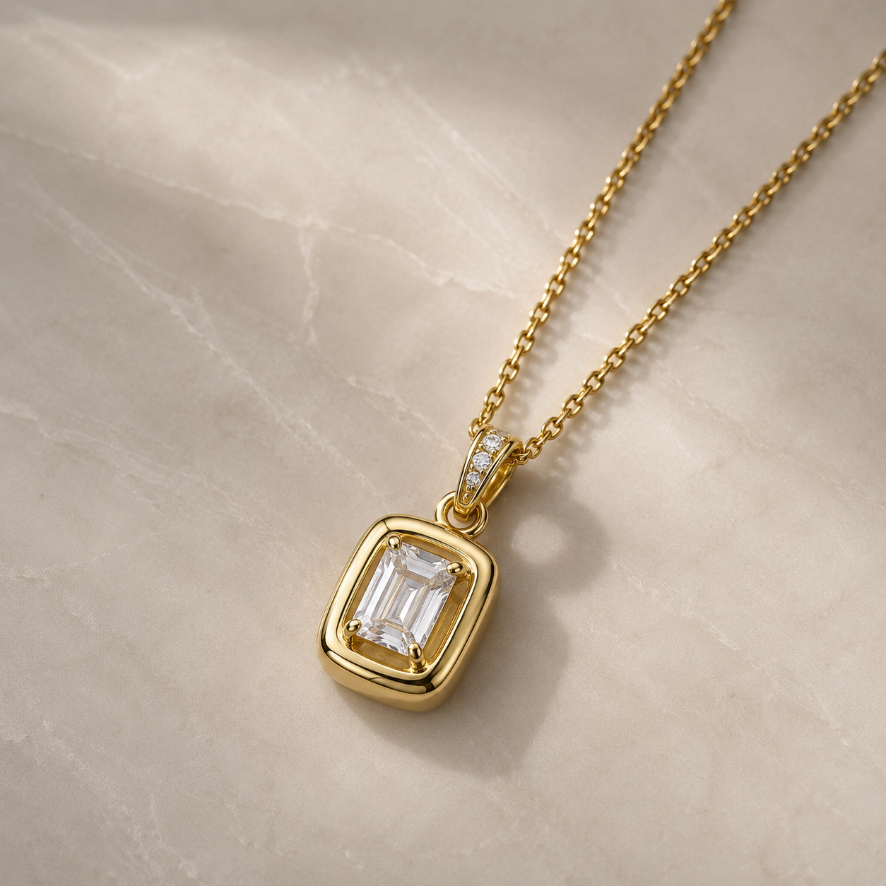 Monte Square Necklace