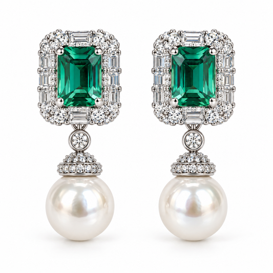 Marina Pearl Drop Earrings by AZ Essentials