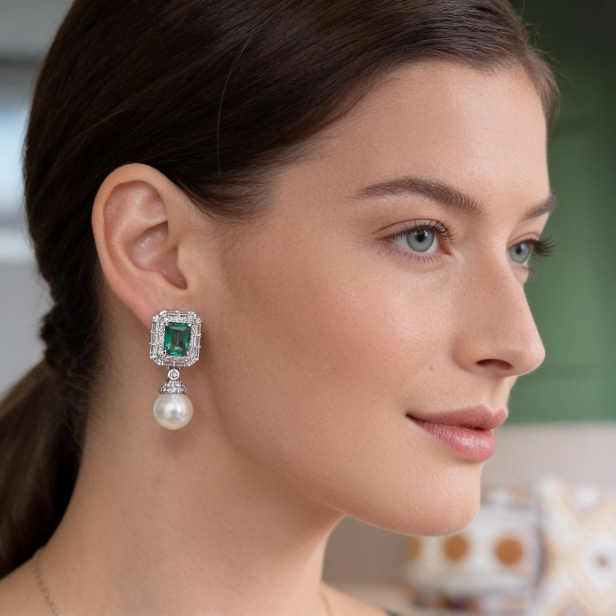 Marina Pearl Drop Earrings by AZ Essentials