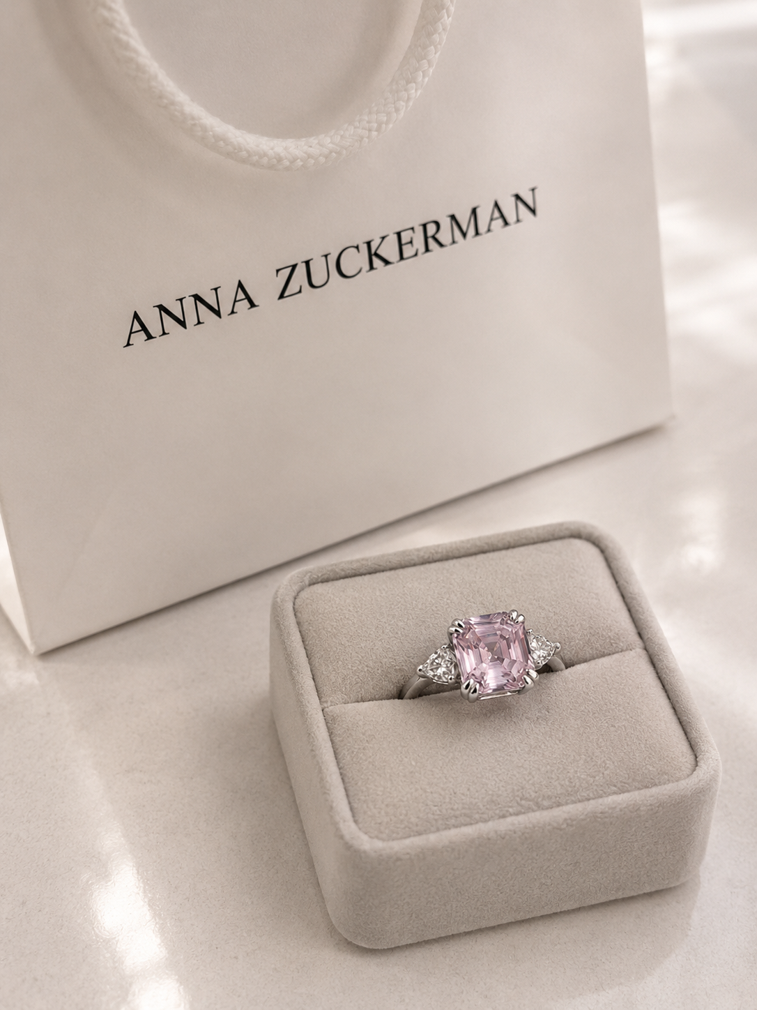 Amore Asscher Ring by Thalia