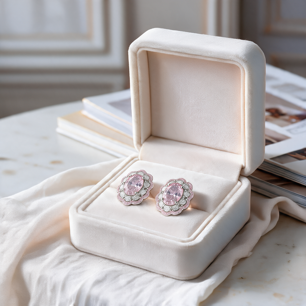 Rosalind Halo Stud Earrings by AZ Essentials