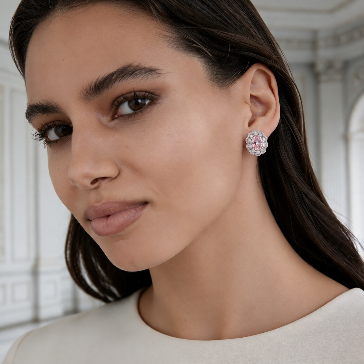 Rosalind Halo Stud Earrings by AZ Essentials