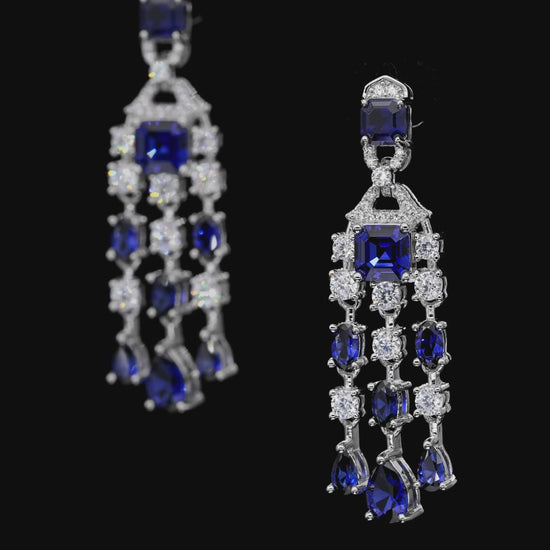 Red Carpet Worthy Chandelier Earrings - Anna Zuckerman Earrings