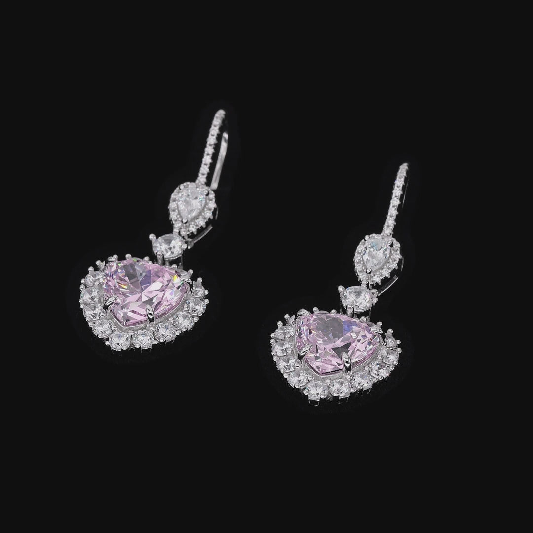Calista Earrings in Argyle Pink | Anna Zuckerman