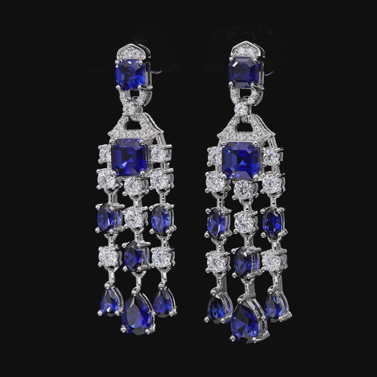 Red Carpet Worthy Chandelier Earrings - Anna Zuckerman Earrings