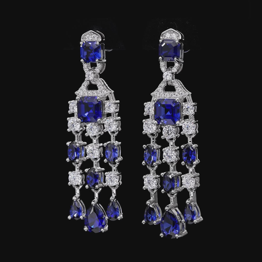 Red Carpet Worthy Chandelier Earrings - Anna Zuckerman Earrings