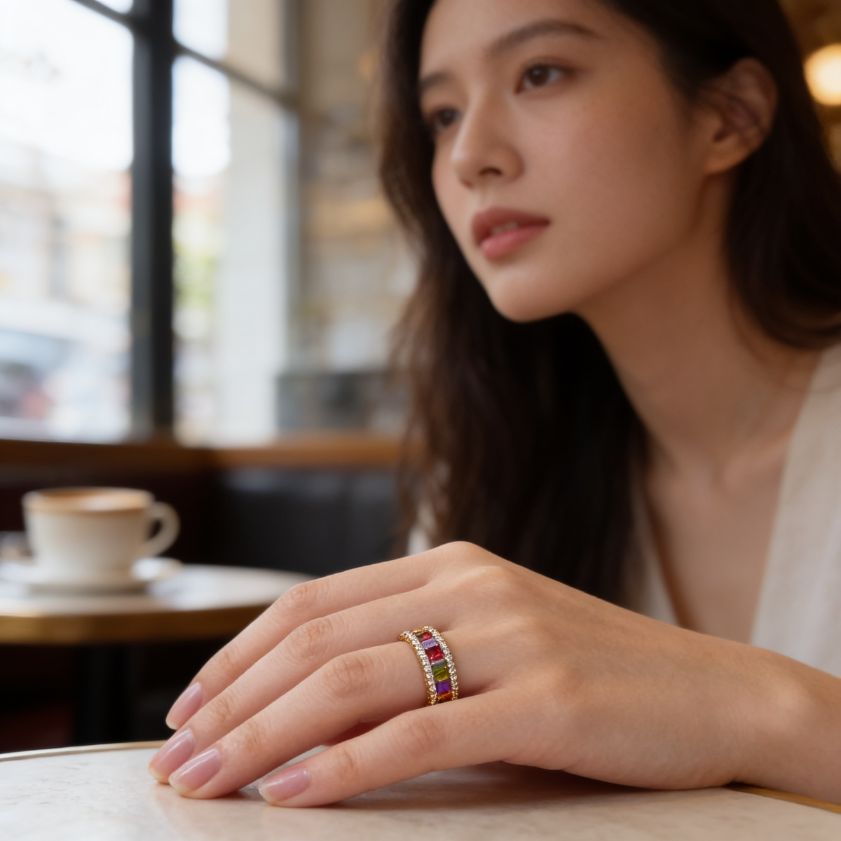 Prism Eternity Ring by AZ Essentials
