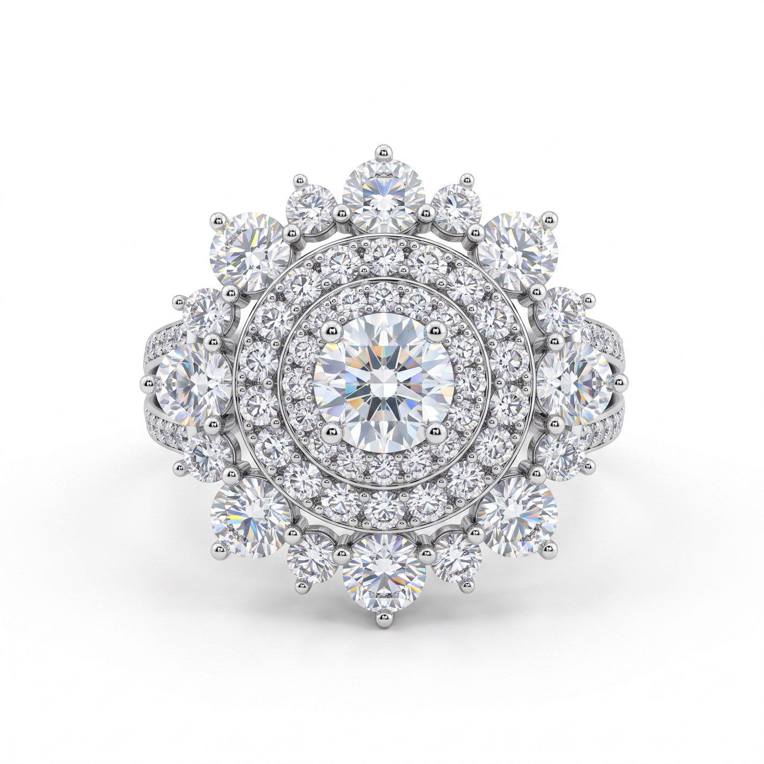 Snowflake Cocktail Ring by AZ Essentials