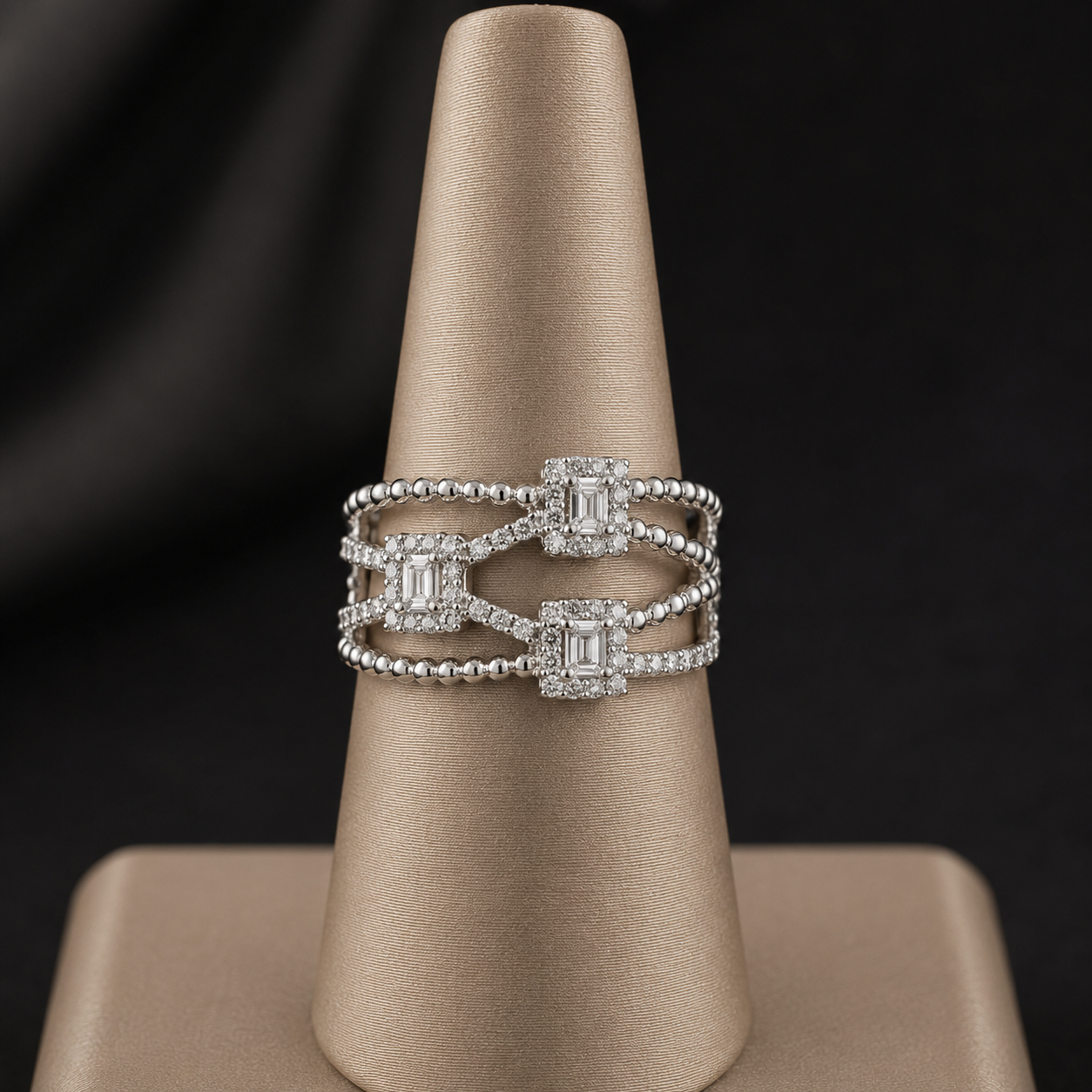 Dahlia Multi-Row Ring by Thalia