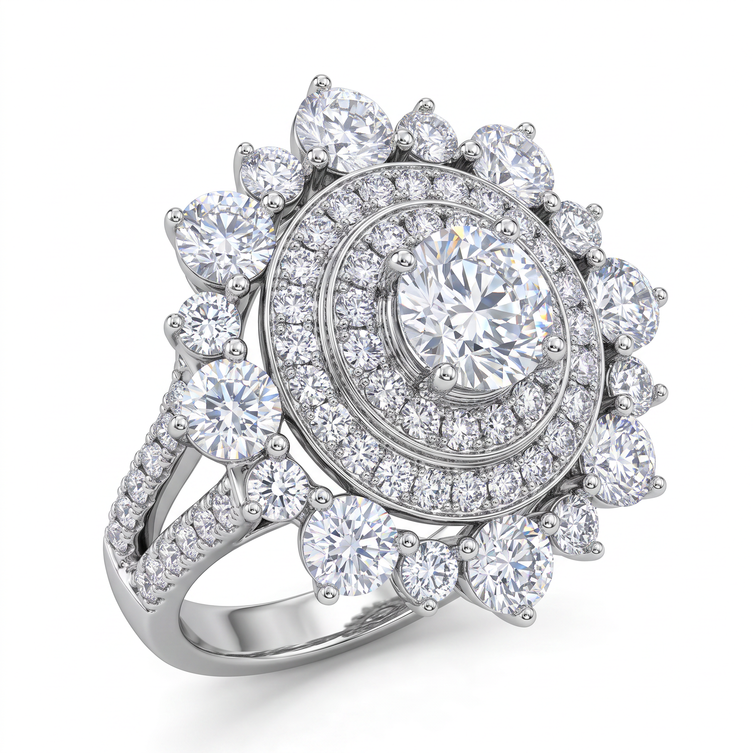 Snowflake Cocktail Ring by AZ Essentials