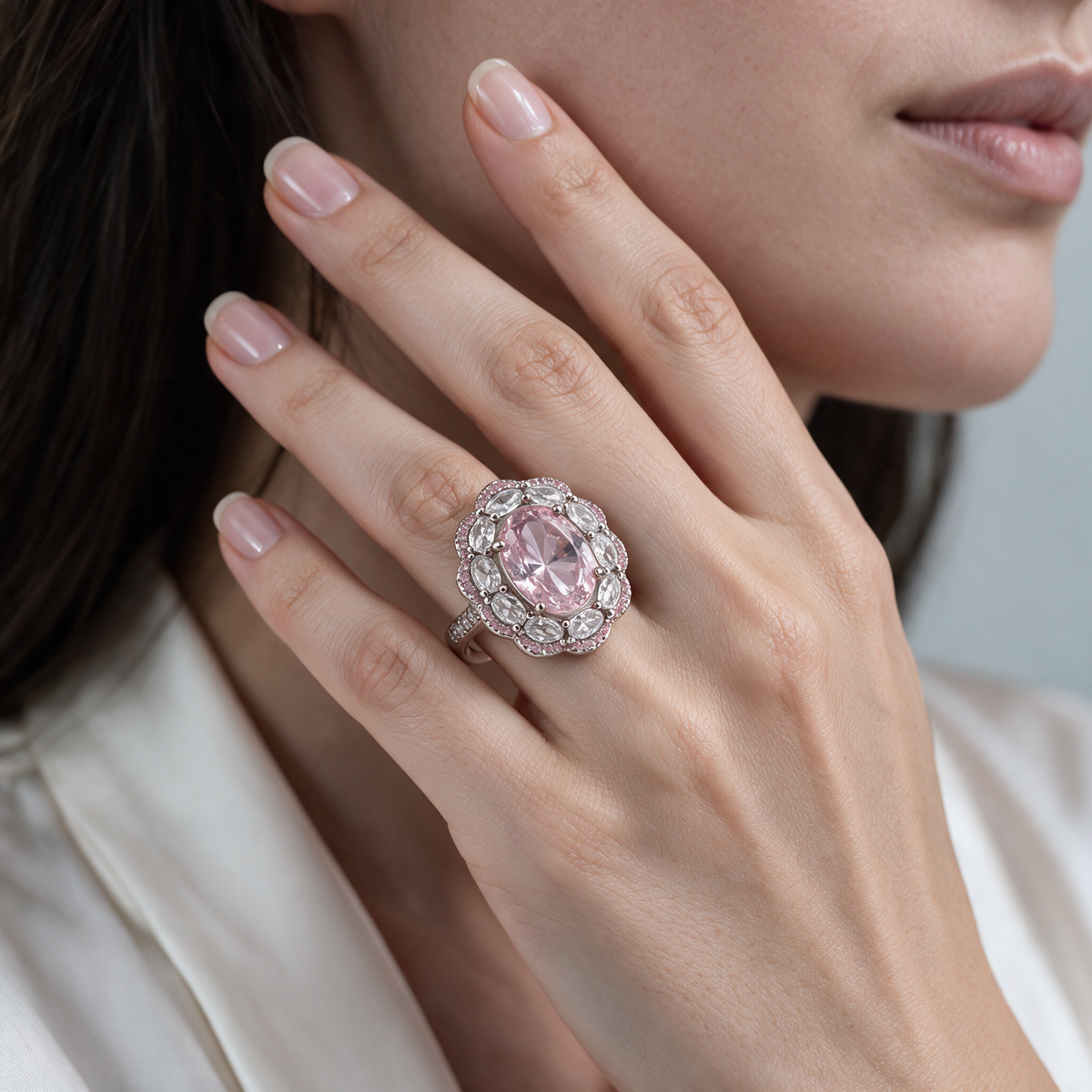 Rosalind Halo Ring by AZ Essentials