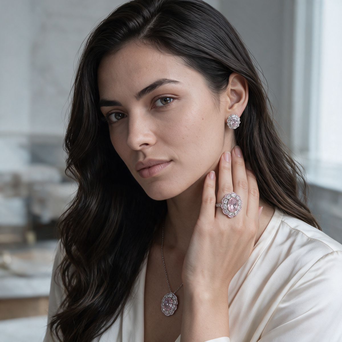 Rosalind Halo Ring by AZ Essentials
