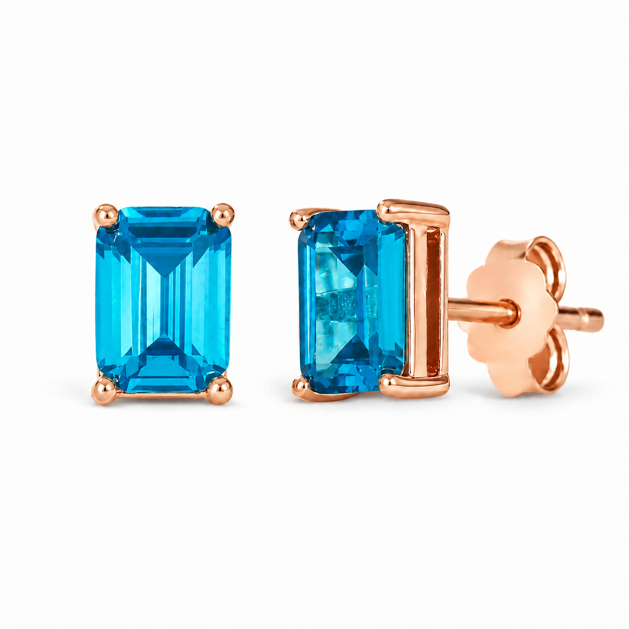 Aquafina 2 Carat Diamond Crystalline Studs