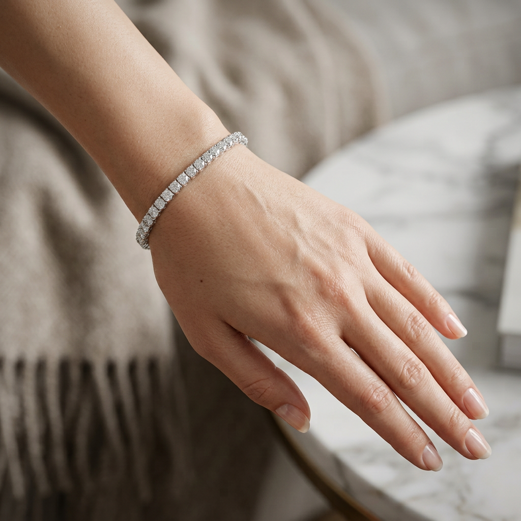 Delicate 5 Carat Tennis Bracelet