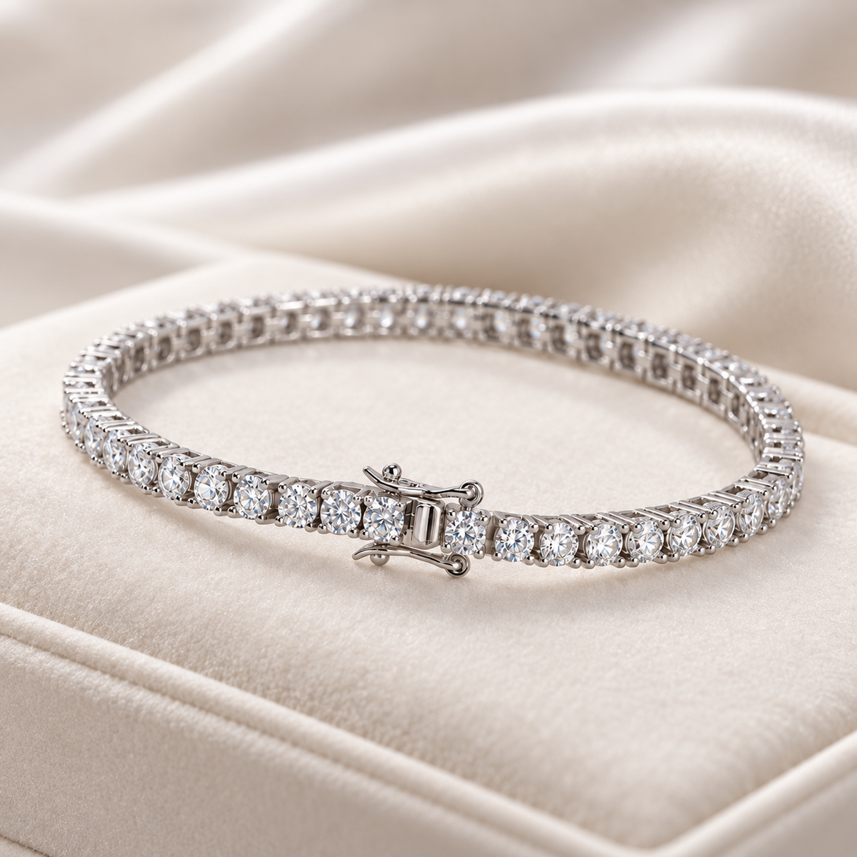 Delicate 5 Carat Tennis Bracelet