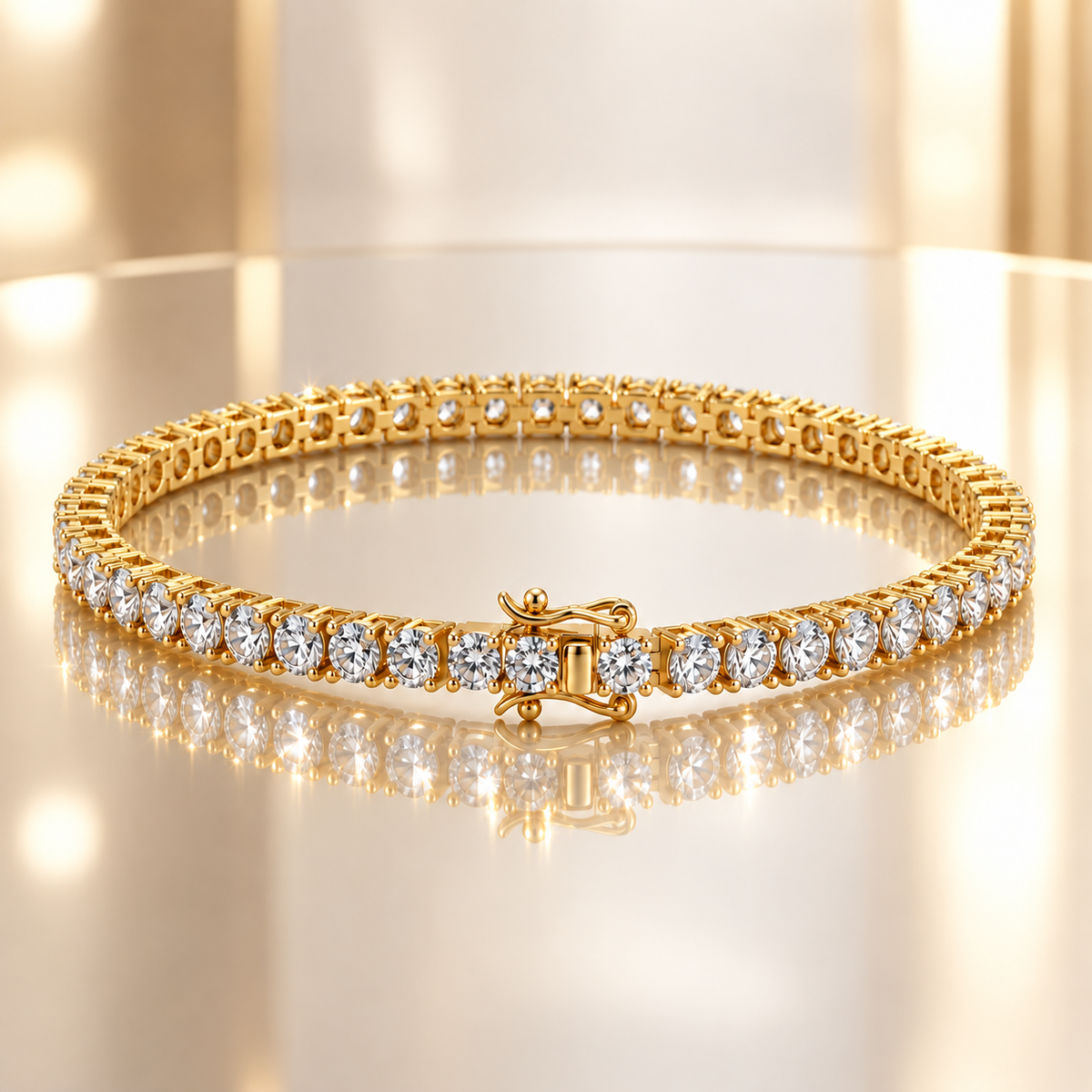 Delicate 5 Carat Tennis Bracelet