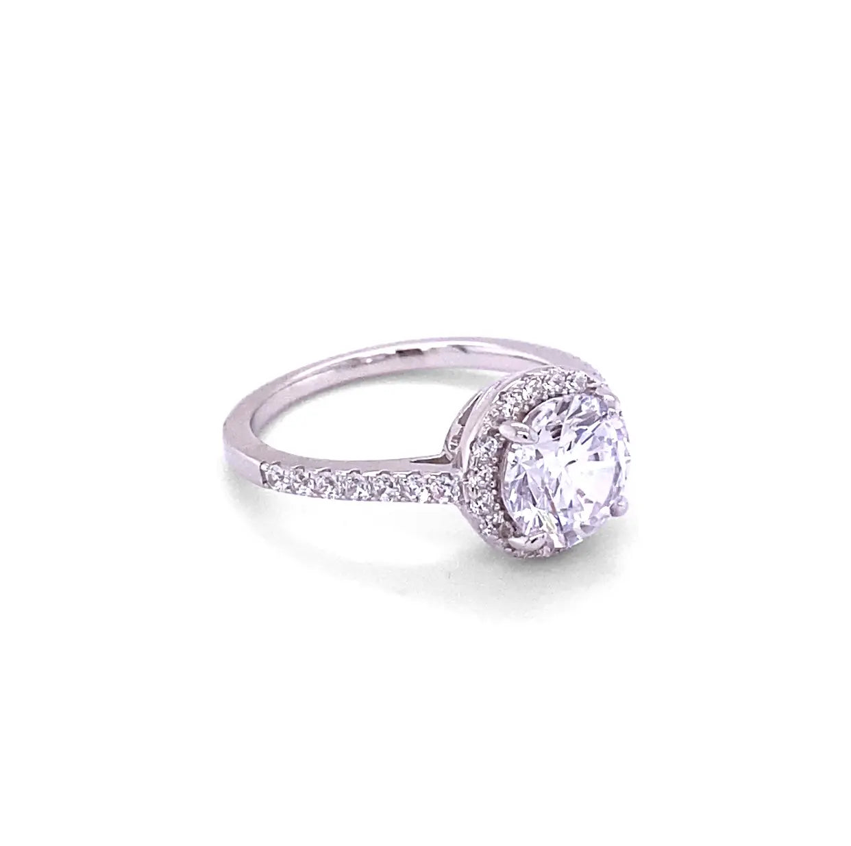 Anastasia 48 Diamond White 2ct Ring - Anna Zuckerman Luxury Rings