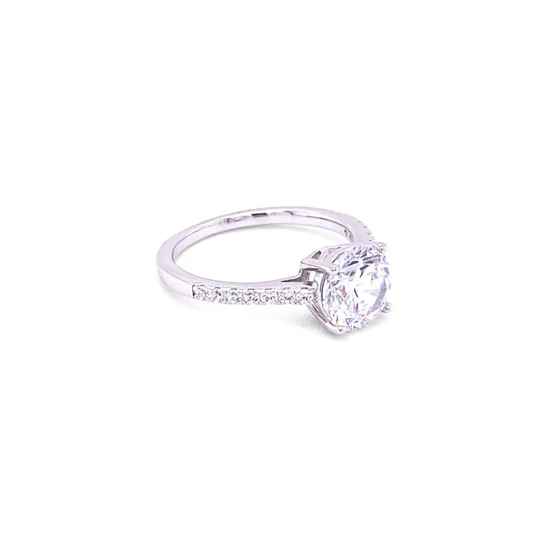 Anastasia 54 Diamond White 2ct Ring - Anna Zuckerman Luxury Rings