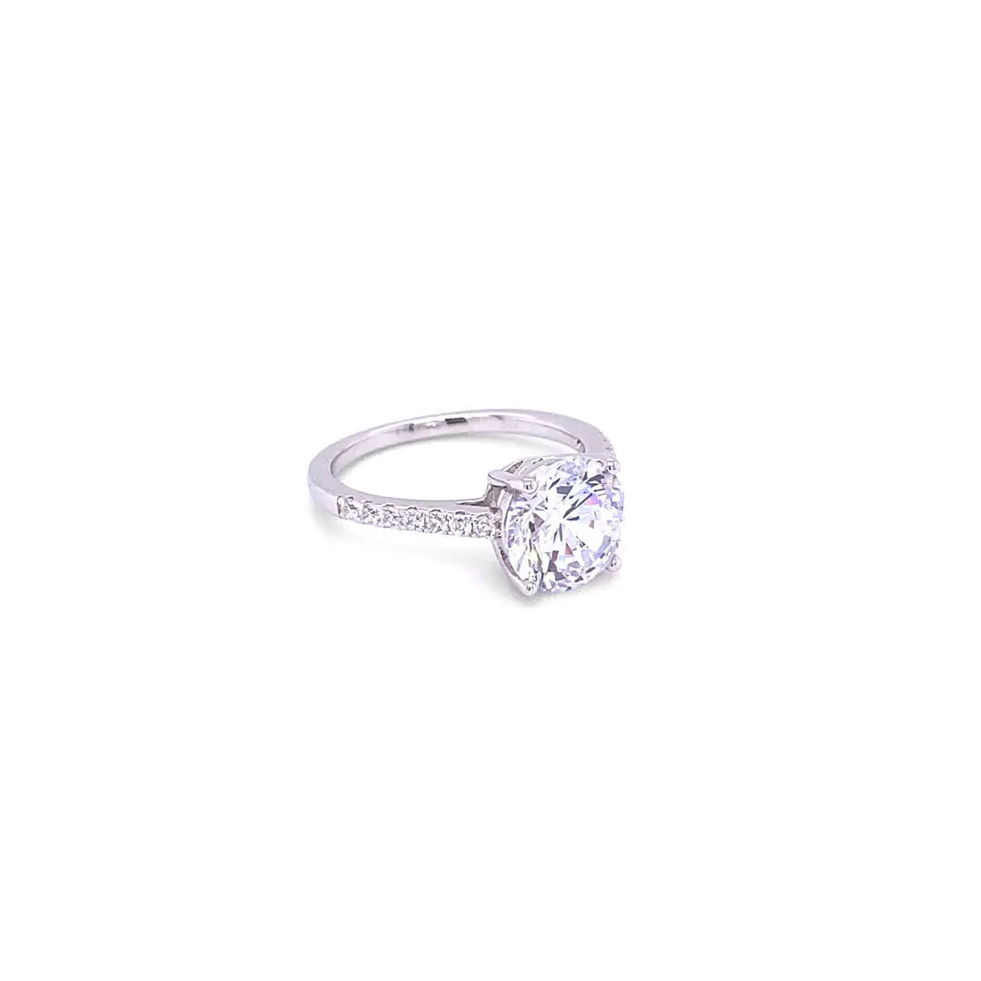 Anastasia 55 Diamond White 3ct Ring - Anna Zuckerman Luxury Rings