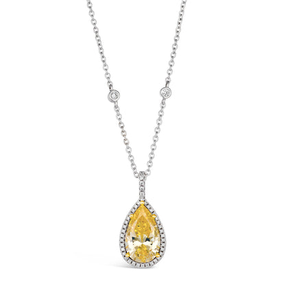 Elizabeth 33 Canary Yellow Necklace