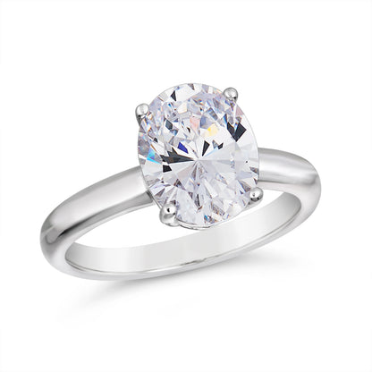 5 Carat Oval Solitaire Ring