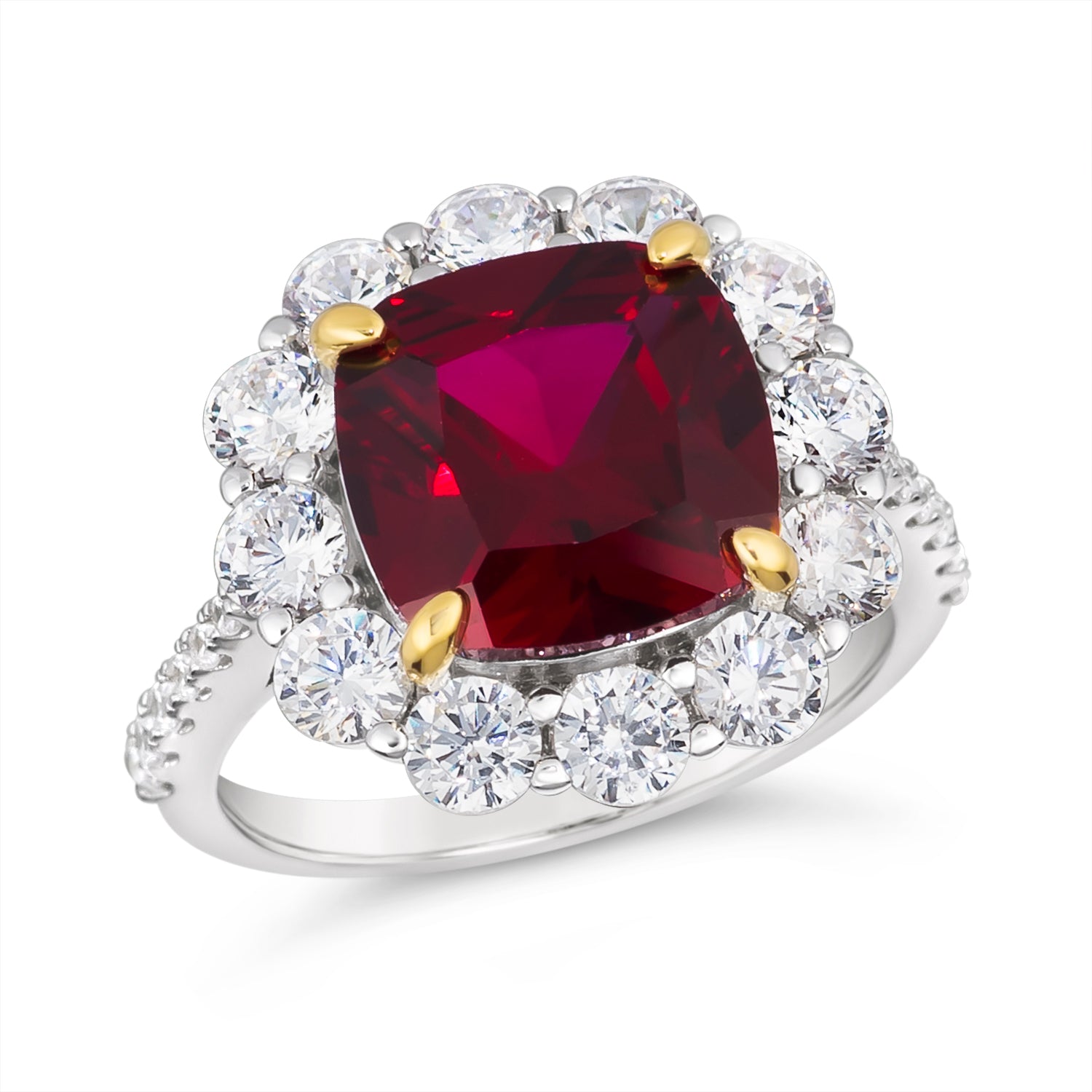 Diana 37 Ruby Red Ring - Anna Zuckerman Luxury Rings