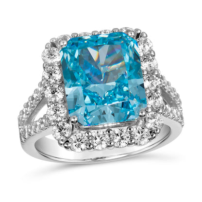 Diana 45 Ring Aquamarine - Anna Zuckerman Luxury Rings