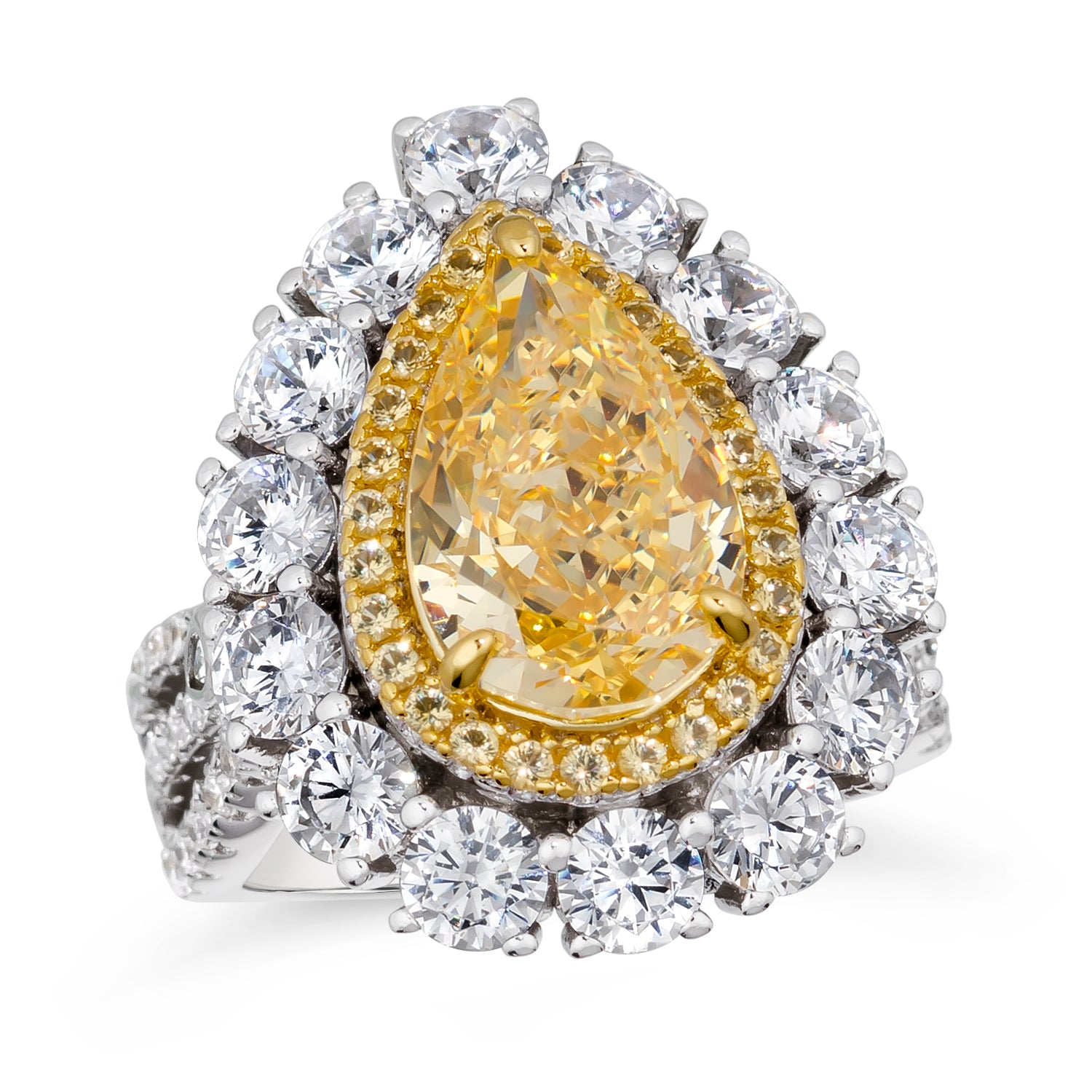 Elizabeth 65 Ring Canary Yellow - Anna Zuckerman Luxury Rings