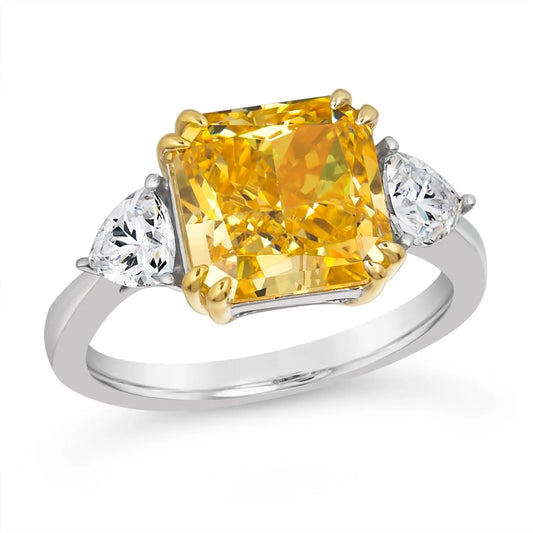 Allura 3 Stone Diamond Crystalline Ring - Anna Zuckerman Rings