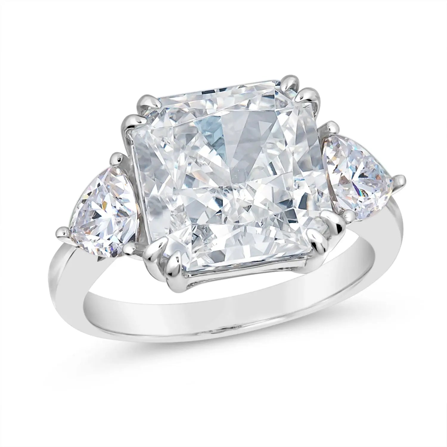 Allura 3 Stone Diamond Crystalline Ring - Anna Zuckerman Rings