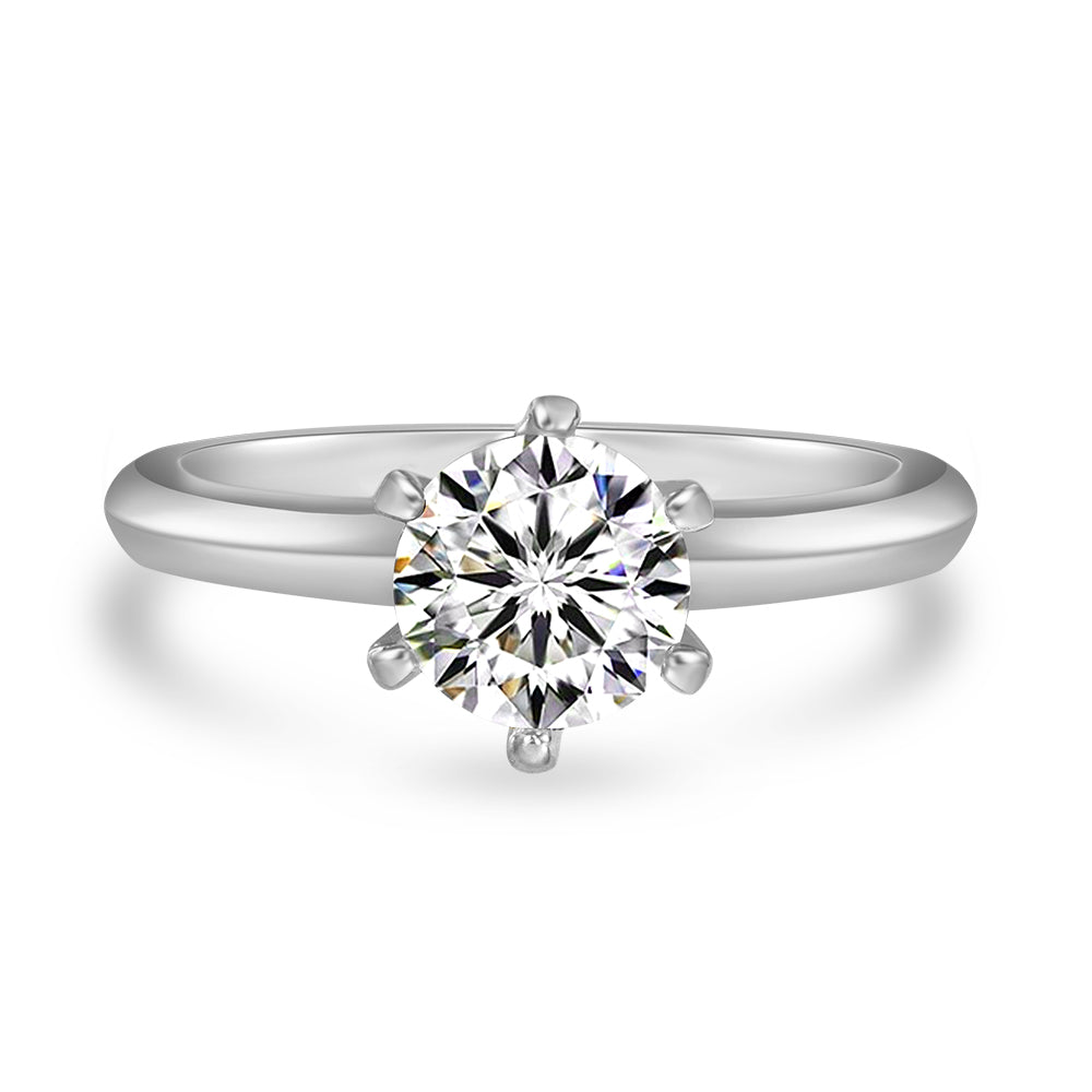The Heart Solitaire Wedding Ring set with a 0.15 Ct Natural Diamond –  NaturalGemsAtelier