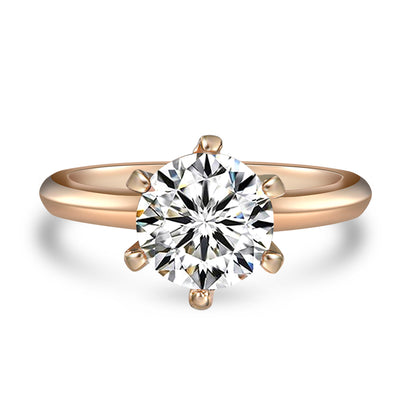 Anastasia 02 Diamond White 2ct Ring - Anna Zuckerman Luxury Rings