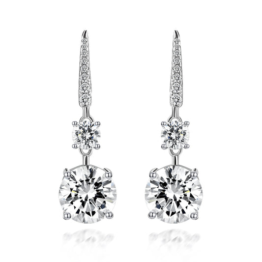 Cha-Cha 3 Carat Diamond Crystalline Earrings