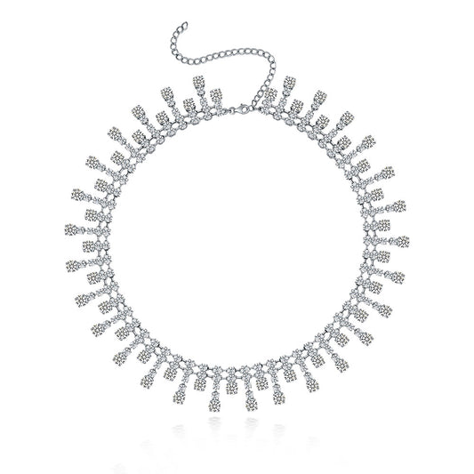 Anastasia 15 Diamond White Necklace - Anna Zuckerman Luxury Necklaces