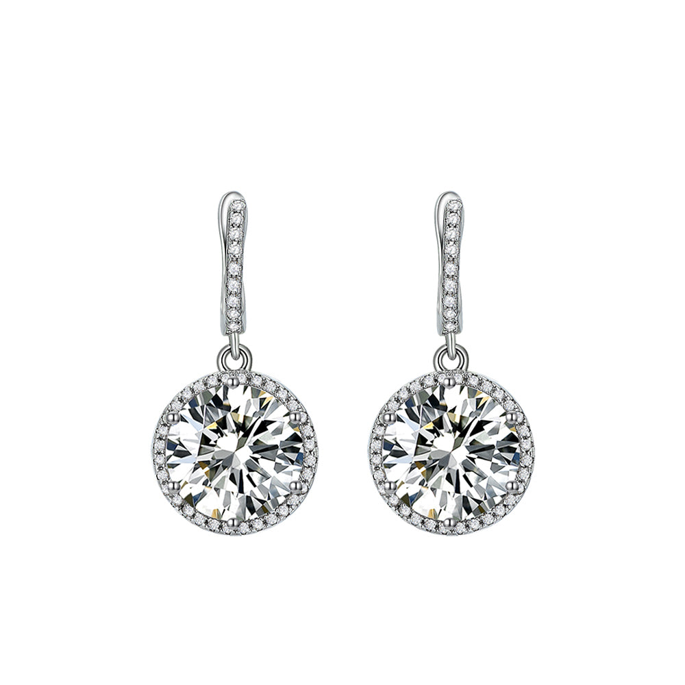Anastasia 20 Diamond White 2ct Earrings - Anna Zuckerman Luxury Earrings